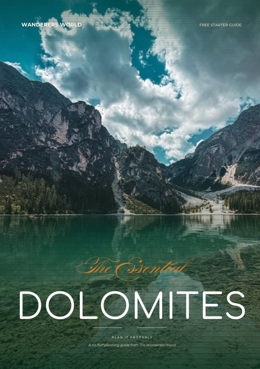 The Essential Dolomites Guide, cover